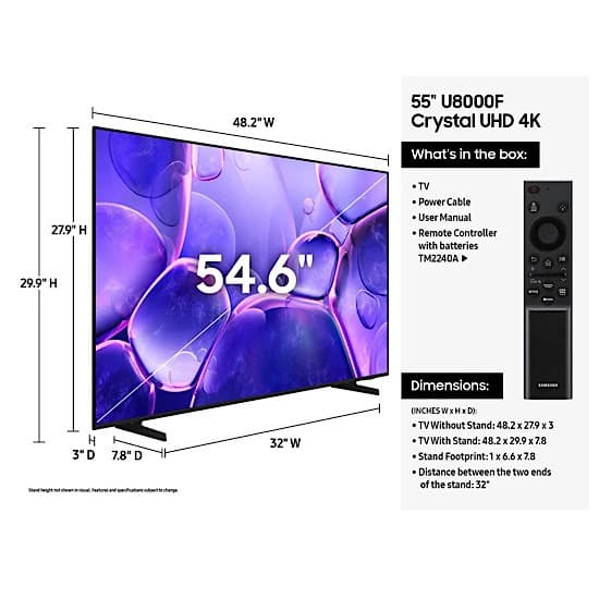 تلویزیون سامسونگ 55 اینچ 55U8000 — تصویر ۹