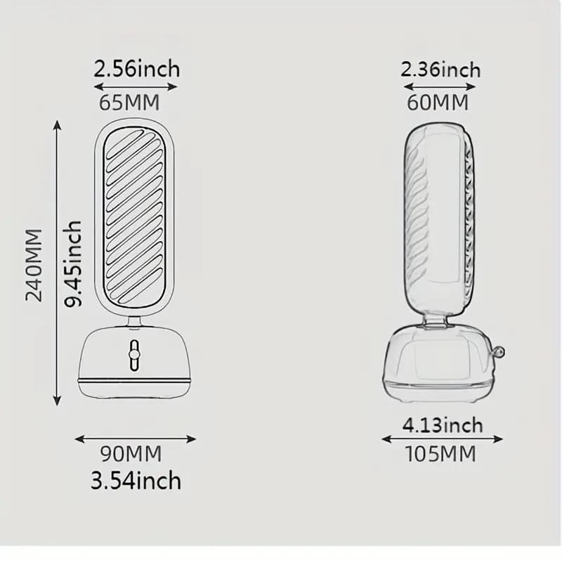 پنکه رومیزی شیائومی مدل zolele fan TF-001 چرخشی (اورجینال) — تصویر ۷