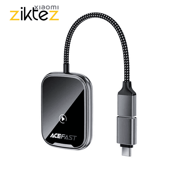 کارپلی اندروید اتو خودرو بی سیم قدرتمند CarPlay Android Auto Acefastqc1 Car (اورجینال با گارانتی) — تصویر ۶