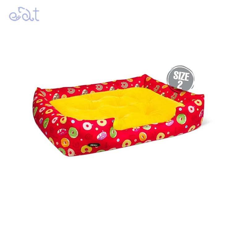 جای خواب سگ و گربه مدل (VIP) U برند نیناپت NinaPet(طرح دونات سایز 2 کد:4860J)