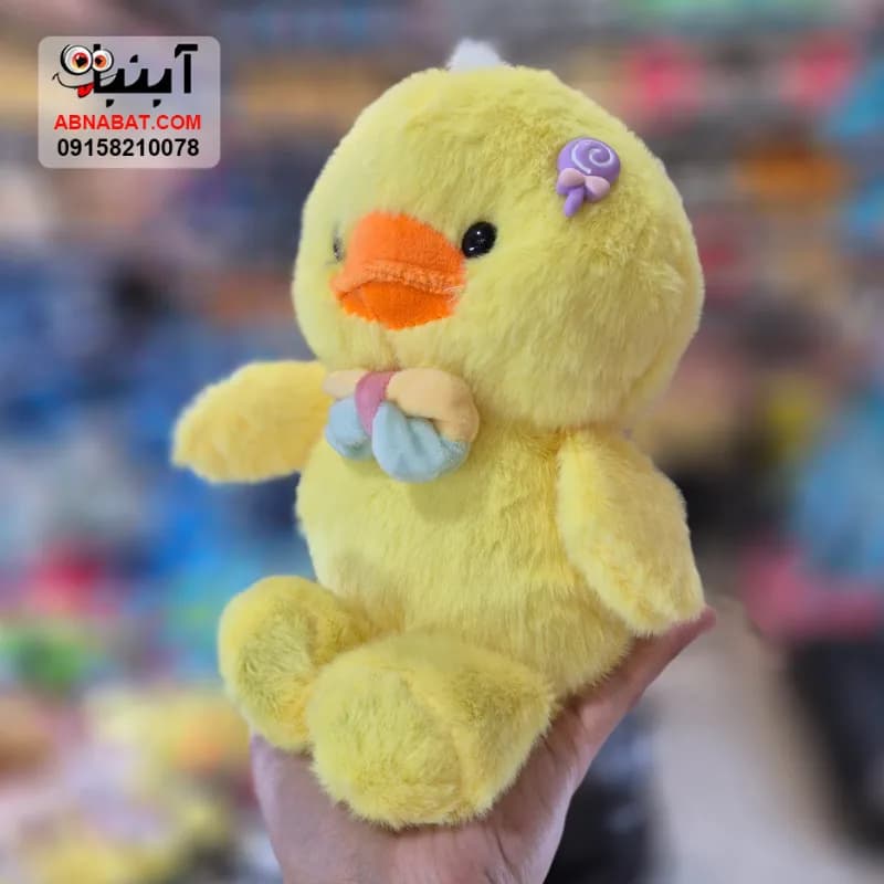 عروسک جوجه دونده اورجینال زرد 25 سانتی کد 1447 — تصویر ۳