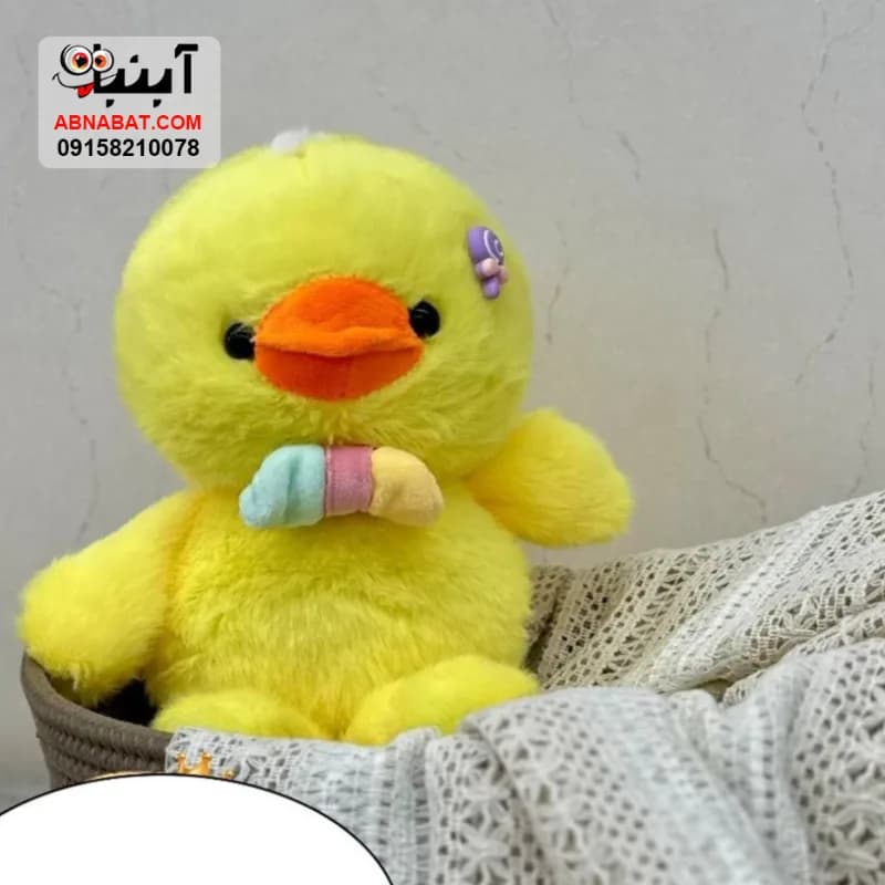 عروسک جوجه دونده اورجینال زرد 25 سانتی کد 1447