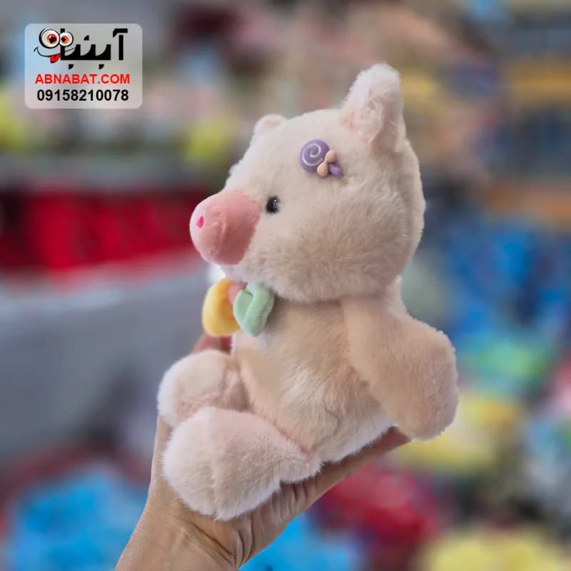 عروسک خوک دونده اورجینال صورتی 25 سانتی کد 1446 — تصویر ۴
