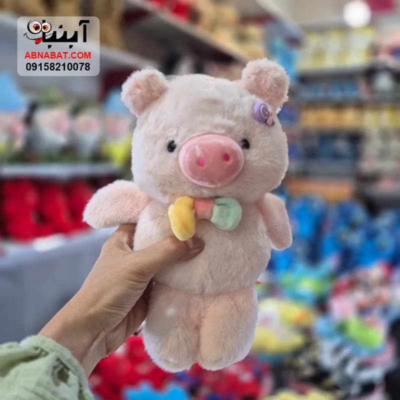 عروسک خوک دونده اورجینال صورتی 25 سانتی کد 1446 — تصویر ۲