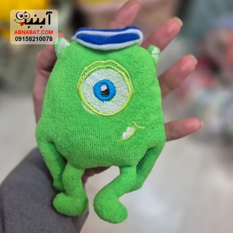 عروسک آویز مایک سبز 12 سانتی کد 1438