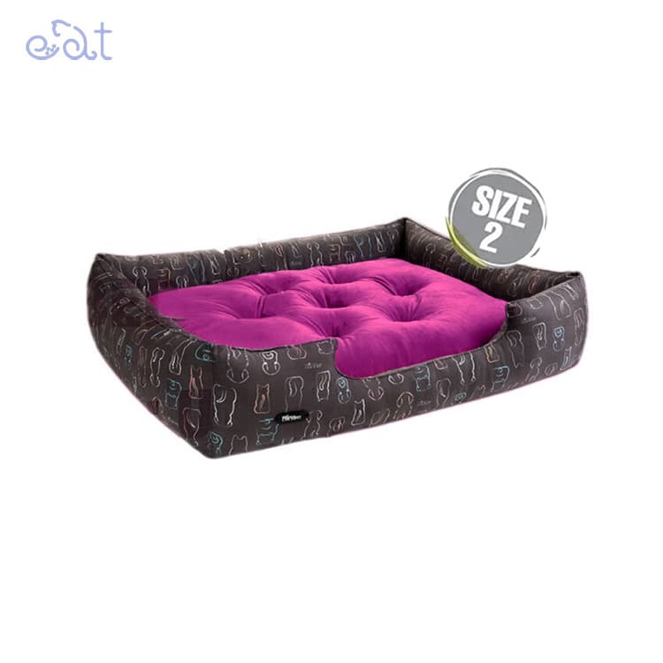 جای خواب سگ و گربه مدل (VIP) U برند نیناپت NinaPet(طرح گربه سایز 2 کد:4849J)