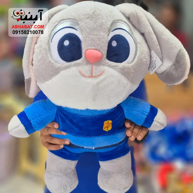 عروسک پتودار خرگوش زوتوپیا طوسی 50 سانتی کد 1426