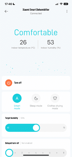رطوبت گیر خانگی شیائومی کمپرسوردار پاناسونیک Xiaomi Smart Dehumidifier (نسخه گلوبال تولید خود شیائومی اورجینال) — تصویر ۵