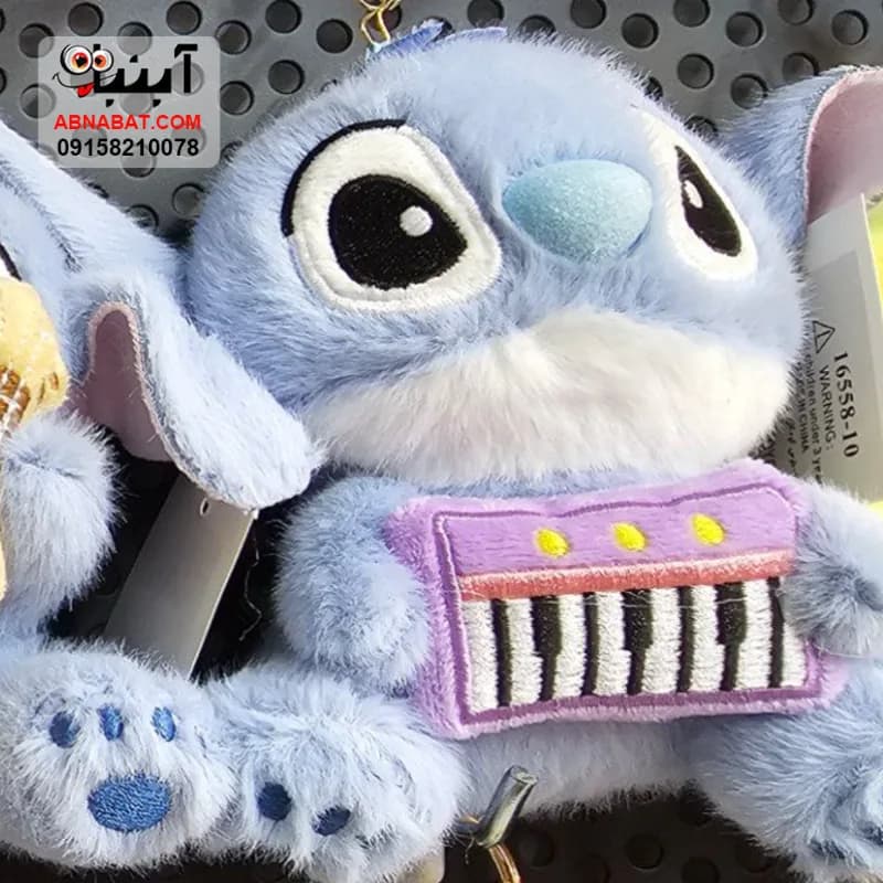 آویز جاسوئیچی استیچ اورجینال آبی 12 سانتی کد 1409 — تصویر ۲