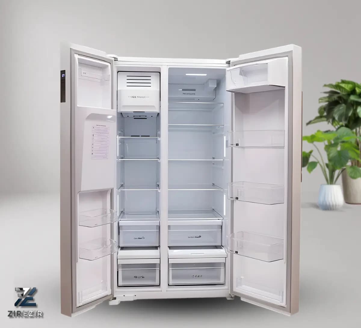 یخچال و فریزر ساید بای ساید 32 فوت پاکشوما مدل P340 / RSP-800 — تصویر ۵