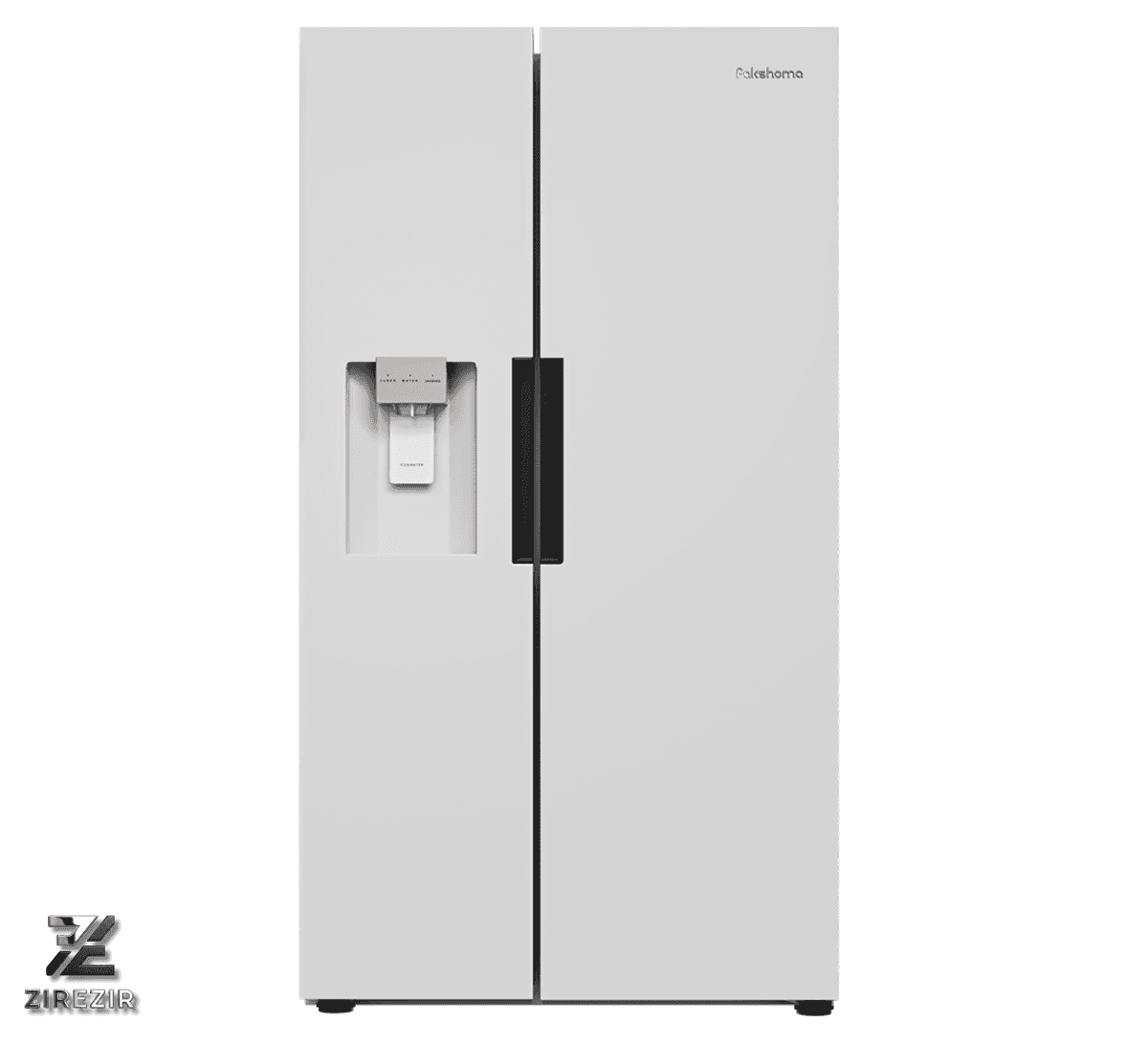 یخچال و فریزر ساید بای ساید 32 فوت پاکشوما مدل P340 / RSP-800