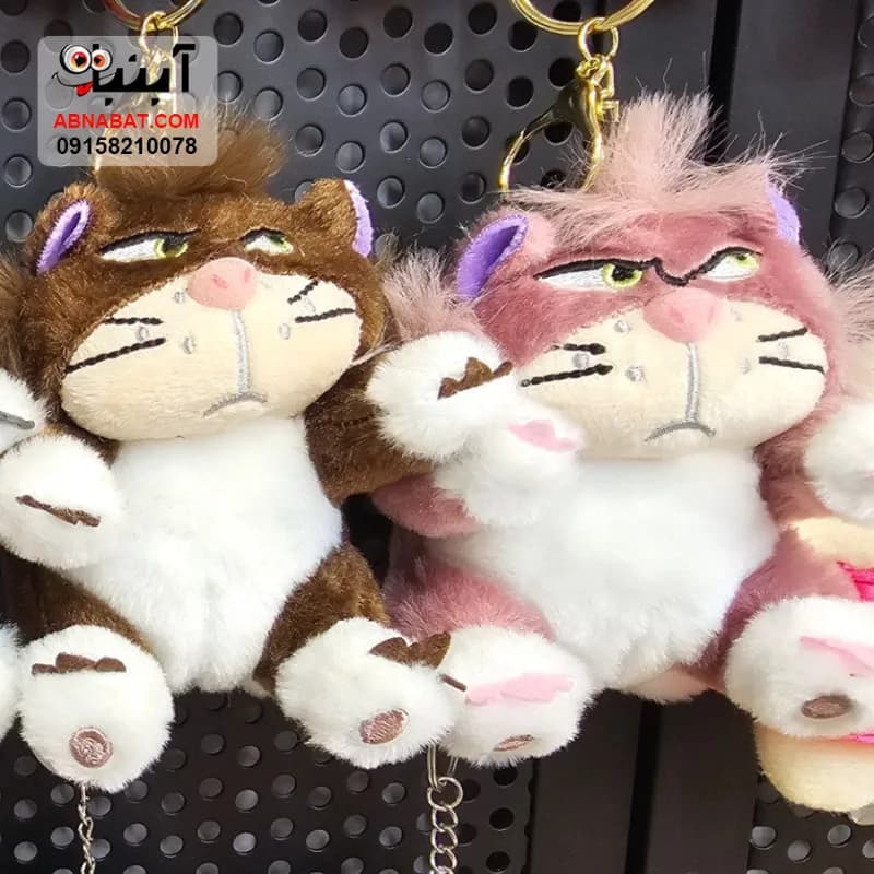 عروسک آویز جاسوئیچی گربه گارفیلد 10 سانتی کد 1403