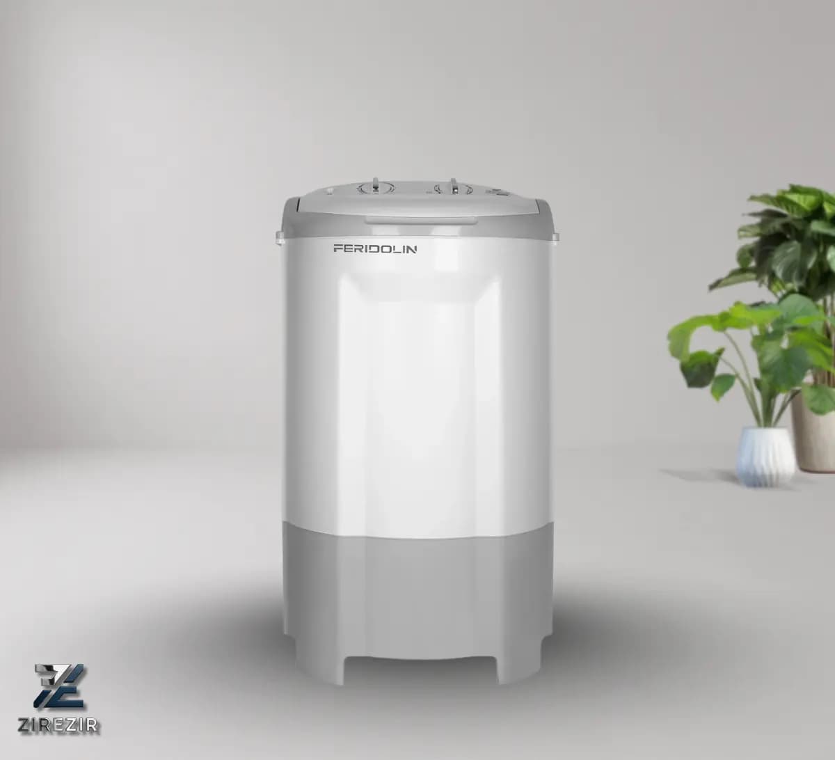 ماشین لباسشویی ۱۰ کیلویی تک‌شو فریدولین مدل SW100 — تصویر ۳