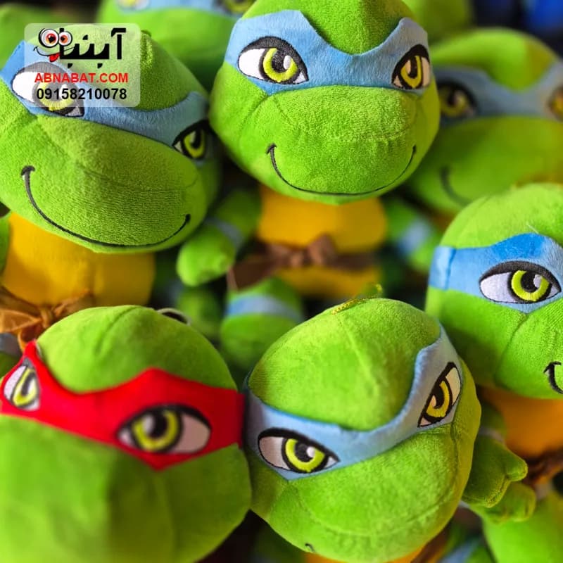 عروسک لاک پشت نینجا سبز 45 سانتی کد 1387 — تصویر ۳