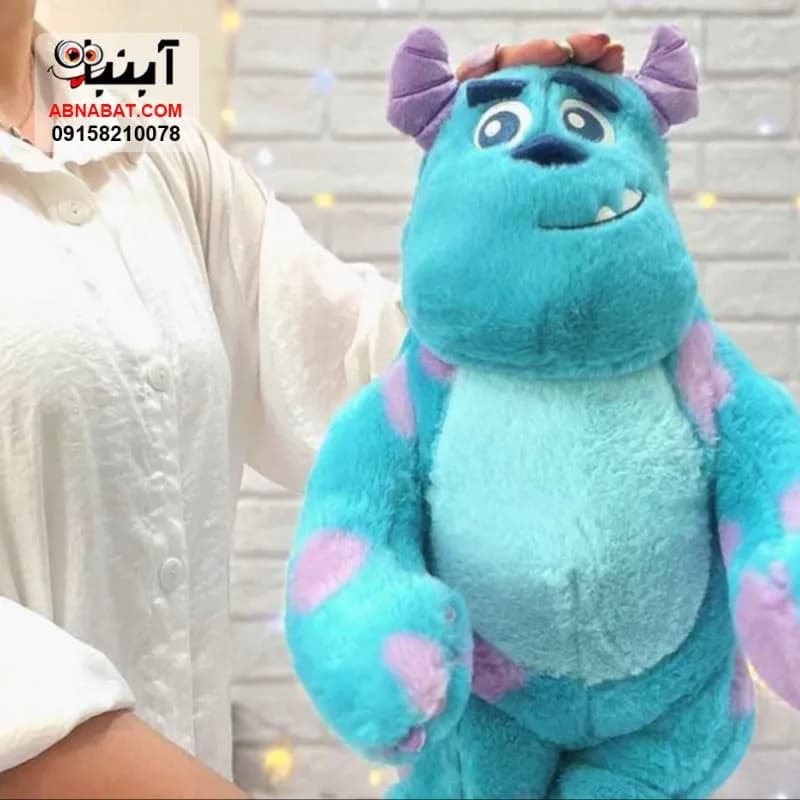 عروسک سالیوان شاخدار اورجینال آبی 80 سانتی کد 1379 — تصویر ۲