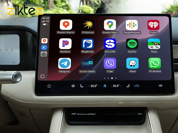 دانگل کارپلی اندرویداتو کاربیت‌لینک خودرو فیدلیتی پرستیژ Apple CarPlay Android Auto CarbitLink (اورجینال) — تصویر ۸