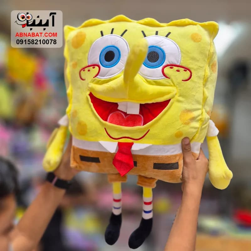 عروسک باب اسفنجی اورجینال زرد 50 سانتی کد 1377
