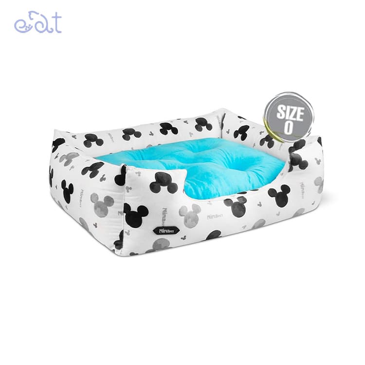 جای خواب سگ و گربه مدل (VIP) U برند نیناپت NinaPet (طرح میکی ماوس سایز 0 کد:2578J)