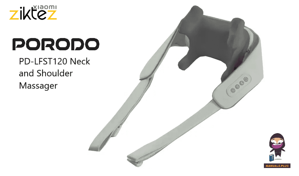 ماساژور گردن و شانه پرودو مدل Porodo Massager PD-LFST120 (اورجینال) — تصویر ۲