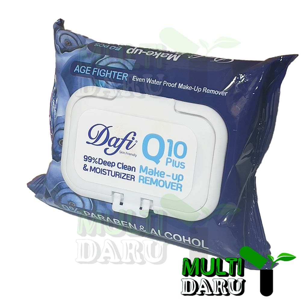 دستمال مرطوب Q10 دافی گلدار 50 عددی — تصویر ۲