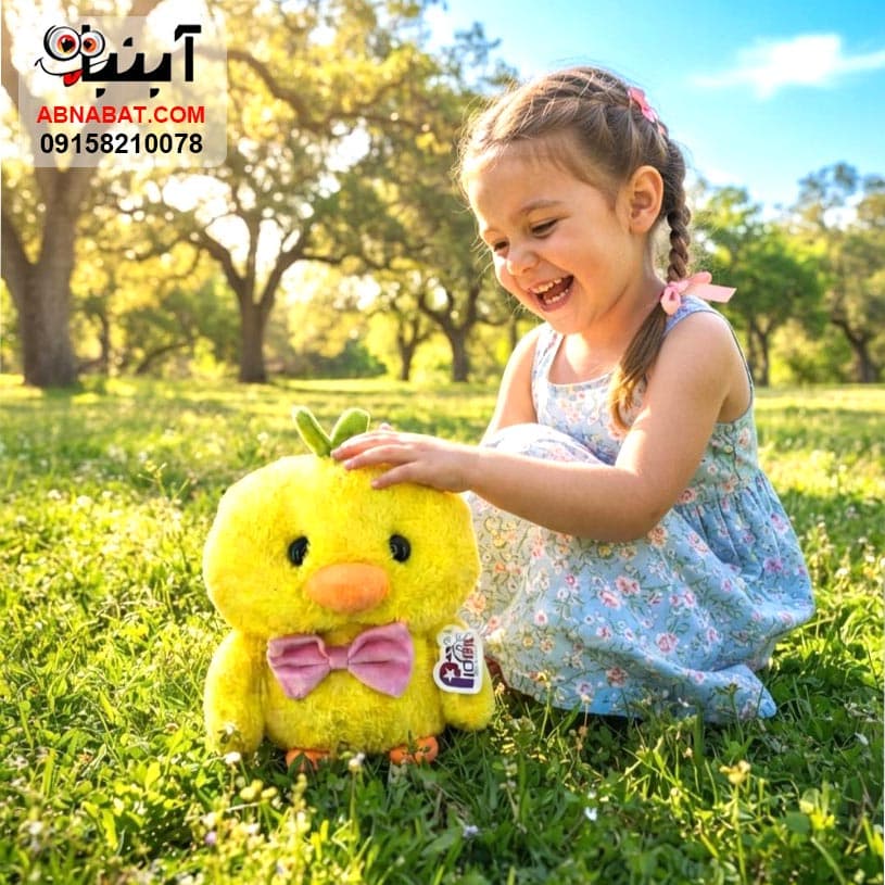 عروسک جوجه 25سانتی پشمالو کد 1335 — تصویر ۳