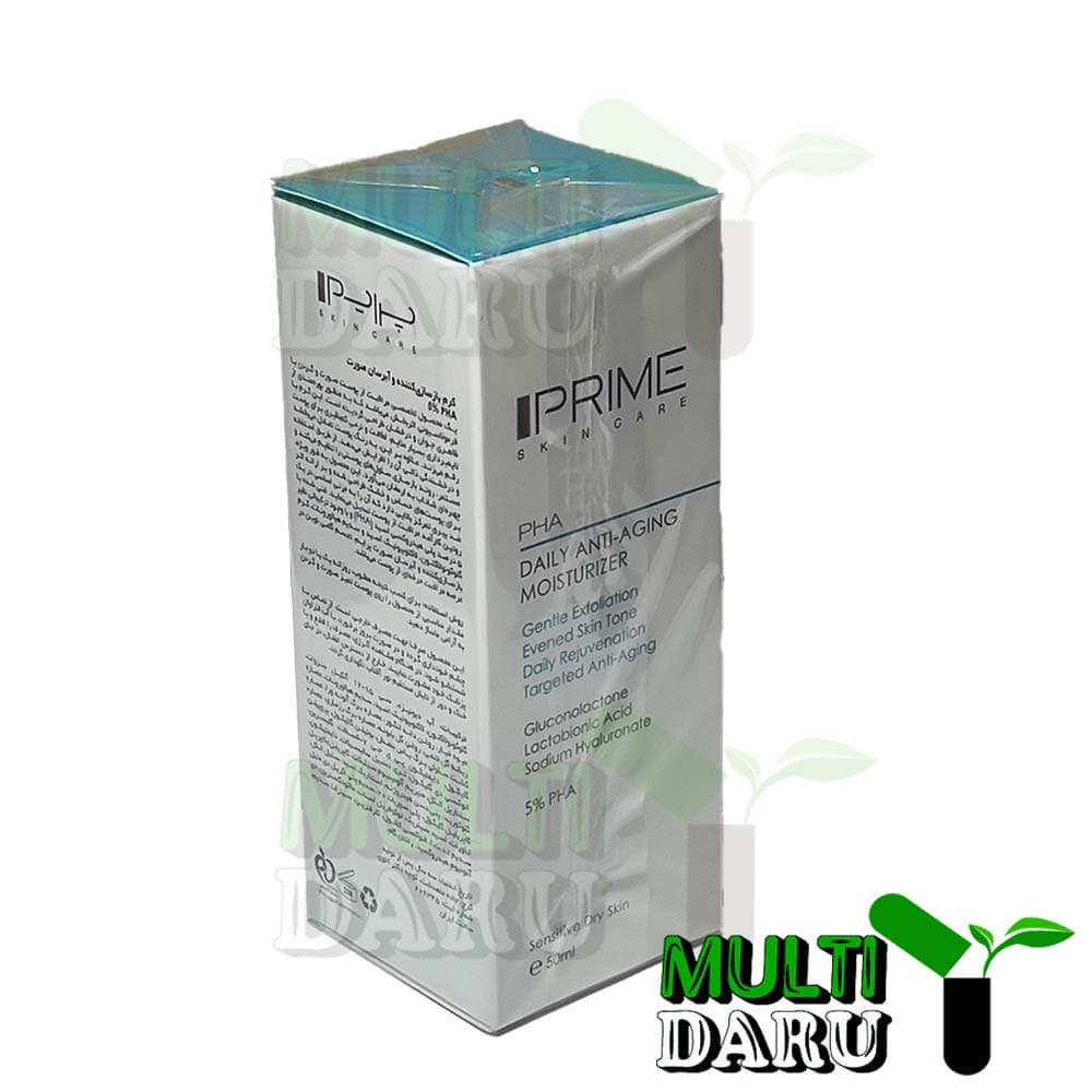 کرم بازسازی کننده و آبرسان صورت PHA 5% پرایم 50 میل