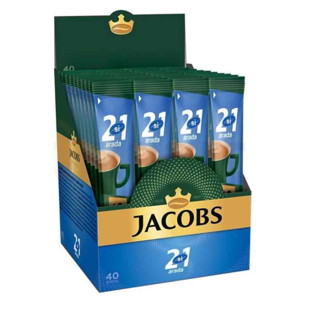 قهوه فوری جاکوبز 2 در 1 مدل Jacobs 2si1 Arada Gold بسته 10 عددی — تصویر ۲