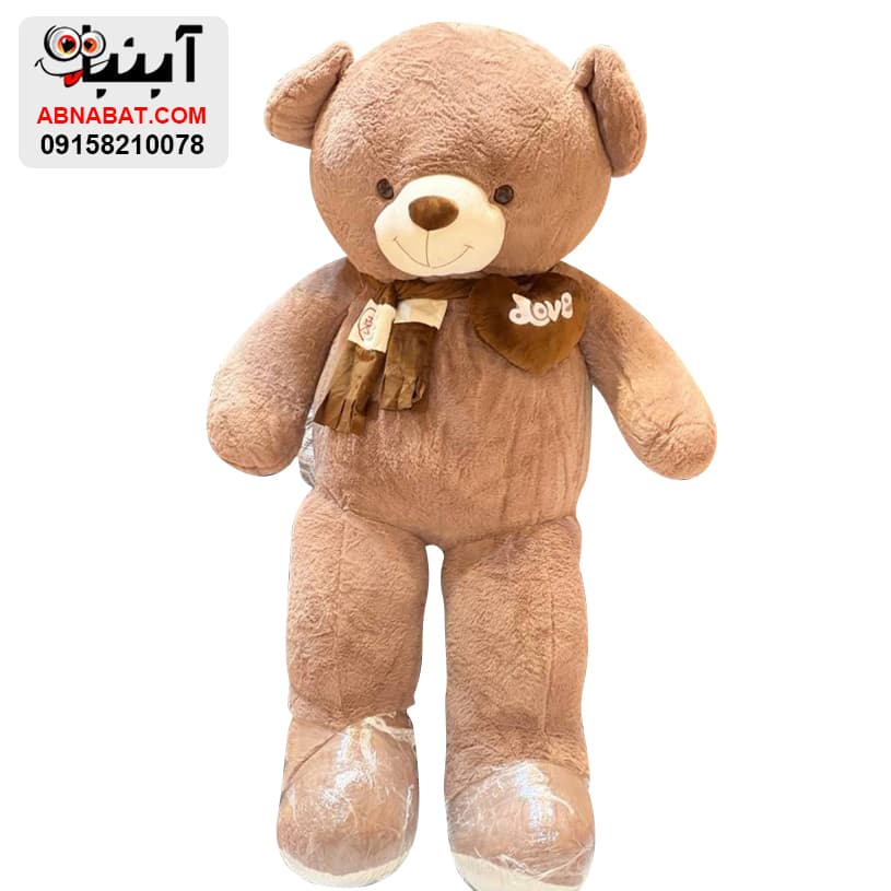 عروسک خرس قلبی 180 سانت کد 1256 — تصویر ۲