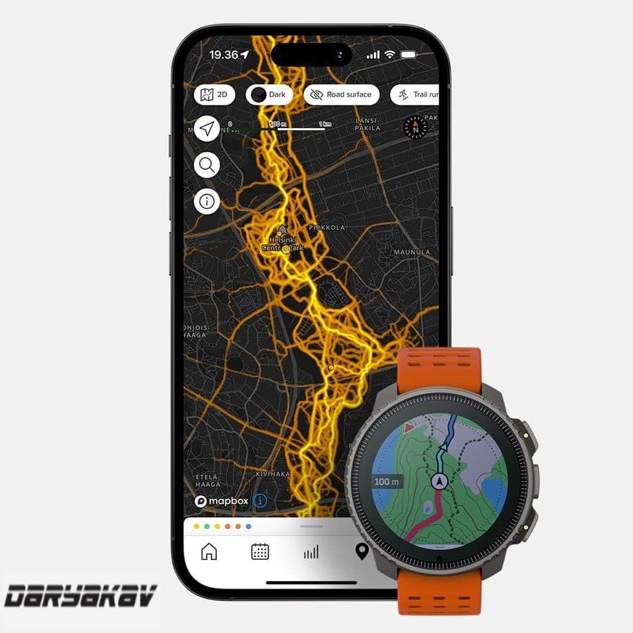 ساعت سونتو ورتیکال Suunto Vertical Titanium Solar Cnayon — تصویر ۴