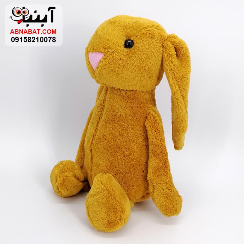 عروسک خرگوش جلی کت 45 سانت کد 1200 — تصویر ۵