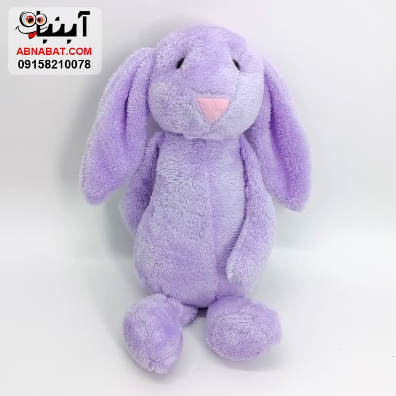 عروسک خرگوش جلی کت 45 سانت کد 1200 — تصویر ۷