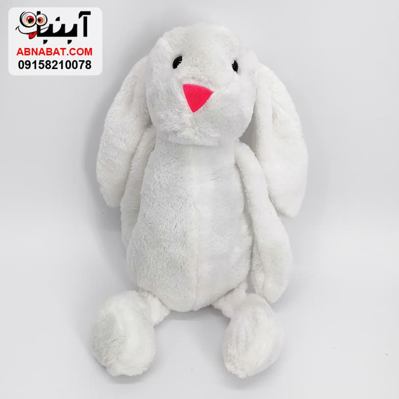 عروسک خرگوش جلی کت 45 سانت کد 1200 — تصویر ۸