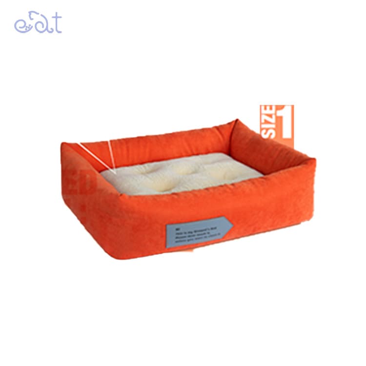 جای خواب سگ و گربه مدل پراوو برند نیناپت NinaPet (سایز 1 رنگ نارنجی)