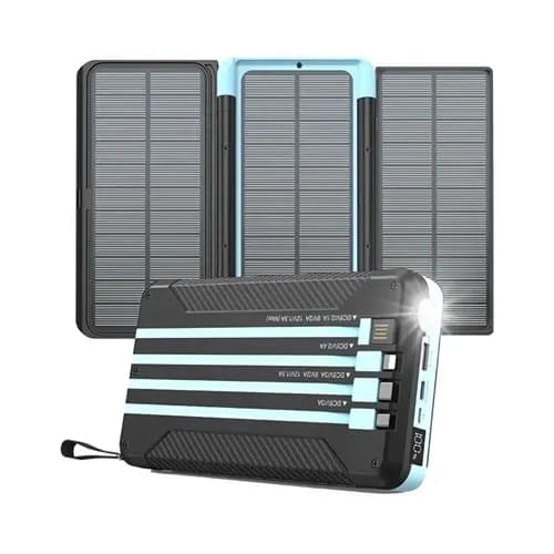 پاوربانک خورشیدی 16000 پاورولوژی Powerology Multi-Cable Power Bank PPBCHA70 (نسخه جدید اورجینال) — تصویر ۶