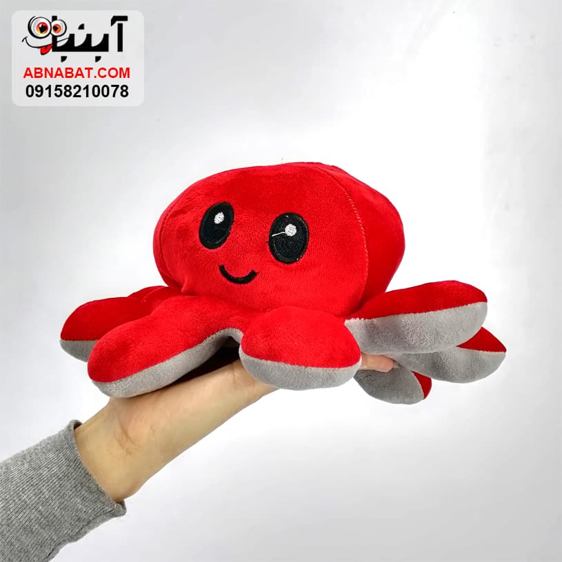 عروسک اختاپوس خارجی دو جهتی 25 سانت کد 1151 — تصویر ۳