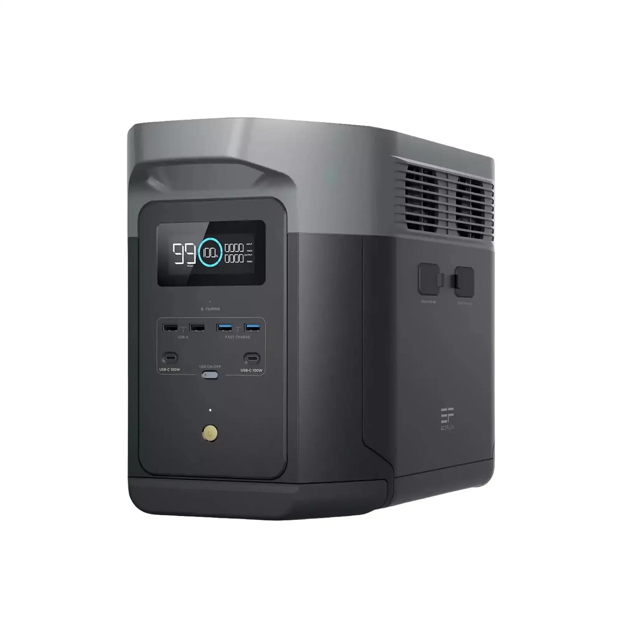 پاور استیشن اکوفلو 2400 وات ظرفیت 2048 وات ساعت مدل E2000 (DELTA 2 MAX)
