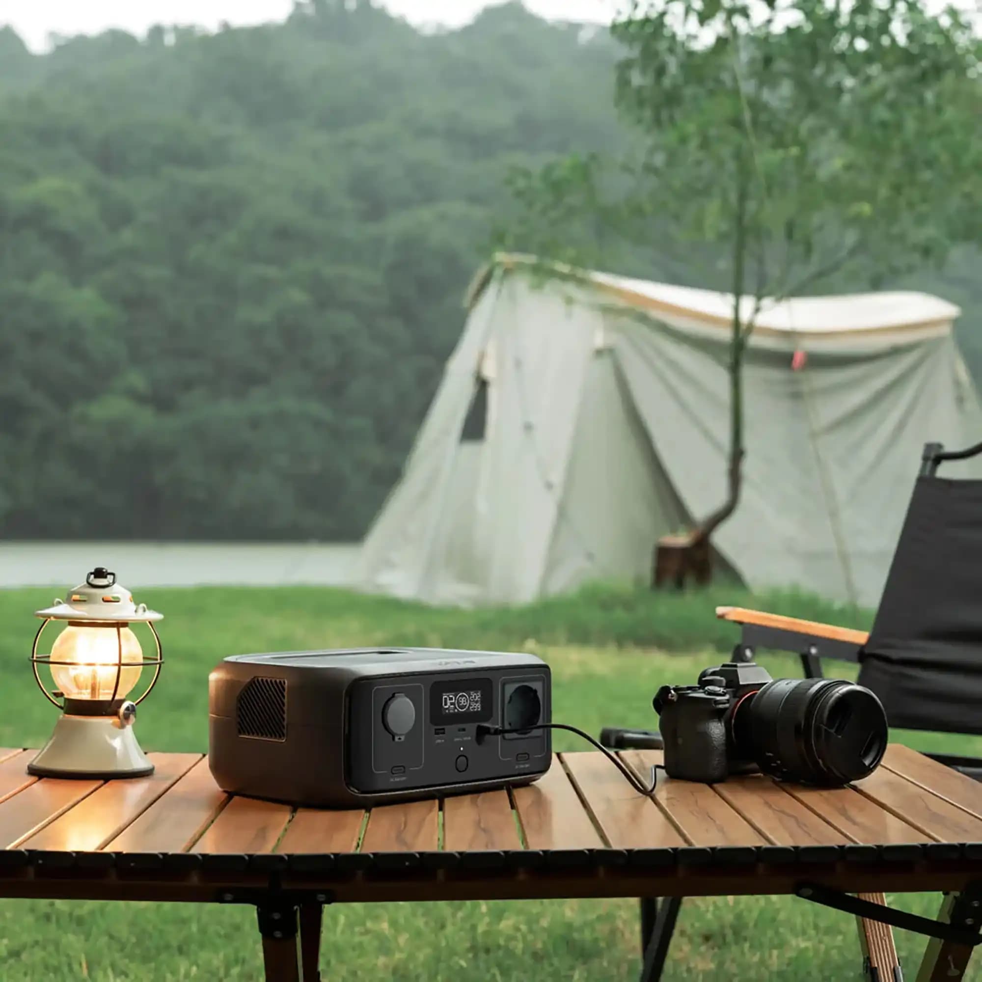 پاور استیشن اکوفلو 300 وات ظرفیت 245 وات ساعت مدل RIVER 3 UPS — تصویر ۸