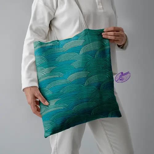ساک دستی طرح موج