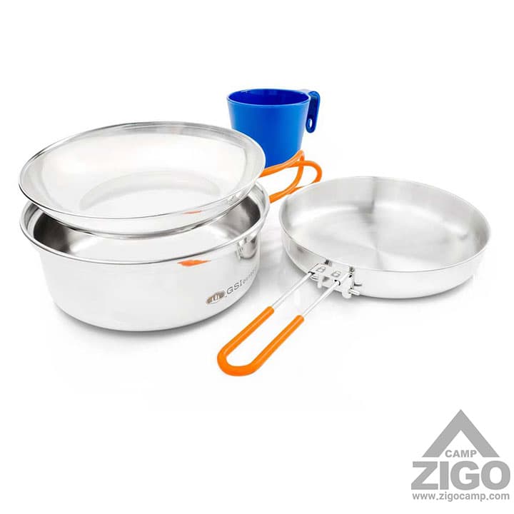 ست ظروف جی اس آی مدل GSI OUTDOORS Glacier Mess Kit کد 68125 — تصویر ۲