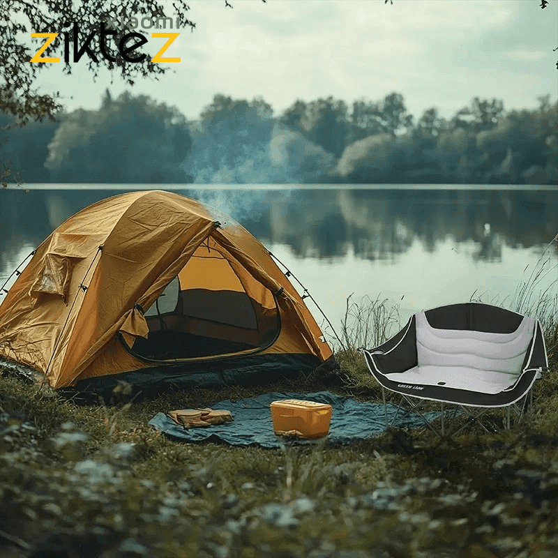 صندلی کمپینگ دونفره گرین لاین مدل Green Lion Double Camping Chair (اورجینال) — تصویر ۲