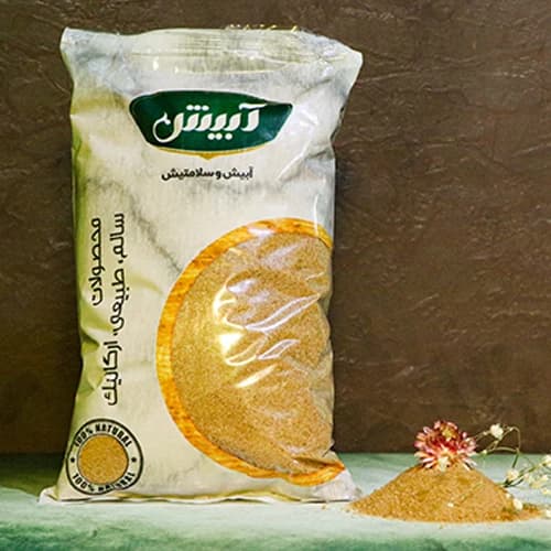 شکرقهوه ایی ۹۰۰گرمی آبیش — تصویر ۲