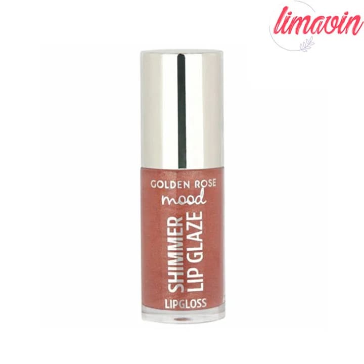 لیپ گلاس Shimmer Glaze گلدن رز — تصویر ۴