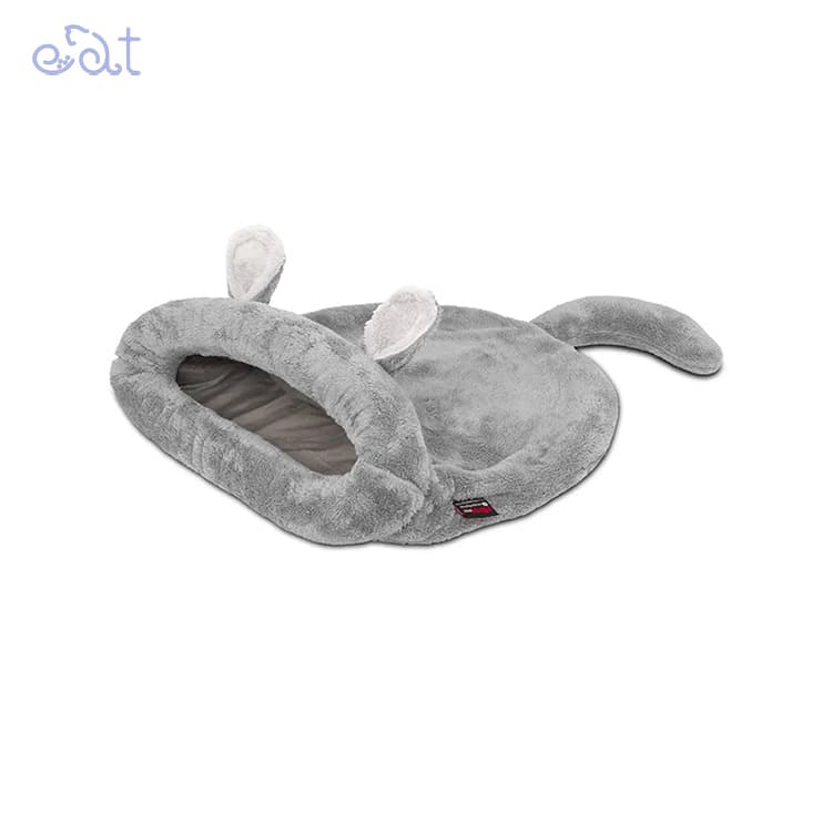 جای خواب سگ و گربه مدل کیسه خواب موشی برند نیناپت NinaPet (رنگ طوسی)