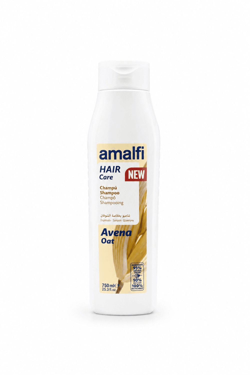 شامپو آمالفی عصاره جو دوسر (Amalfi Oat Shampoo) حجم ۷۵۰ میلیلیتر