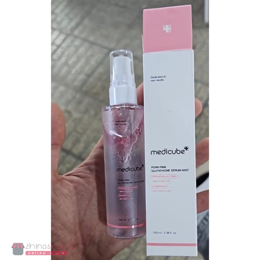 اسپری میست و سرم روشن کننده PDRN گلوتاتیون مدی کیوب 100ml — تصویر ۳