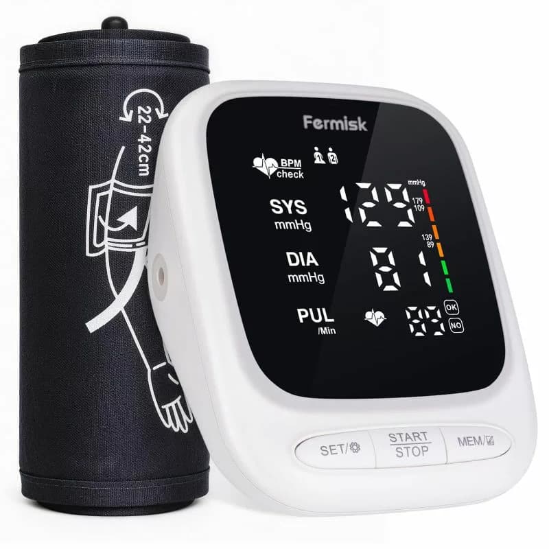 فشارسنج سخنگو بازویی شارژی فرمیسک مدل AES-U522 به همراه کاف فنری و کاف CM