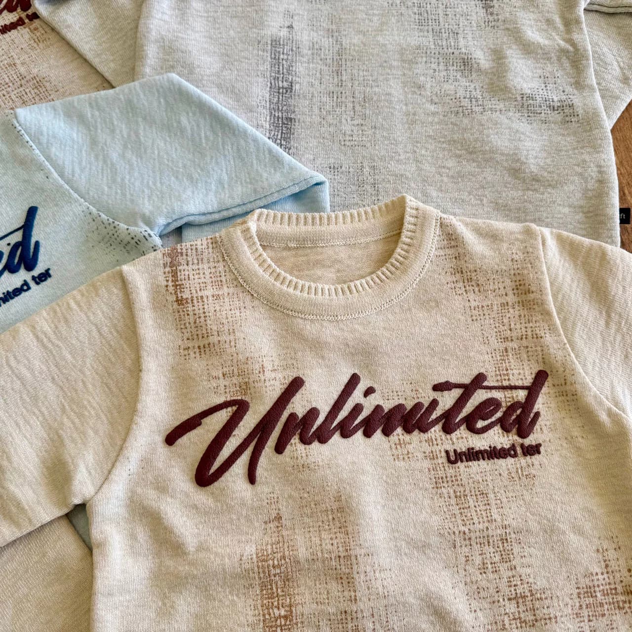 بلوز تک بافت پسرانه Unlimited سایز 40 تا 60 کد 6936 — تصویر ۲