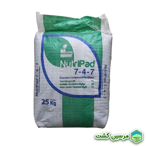NPK 7-4-7 Padena کود چالکود نوتری پاد پادنا (25 کیلوگرم)