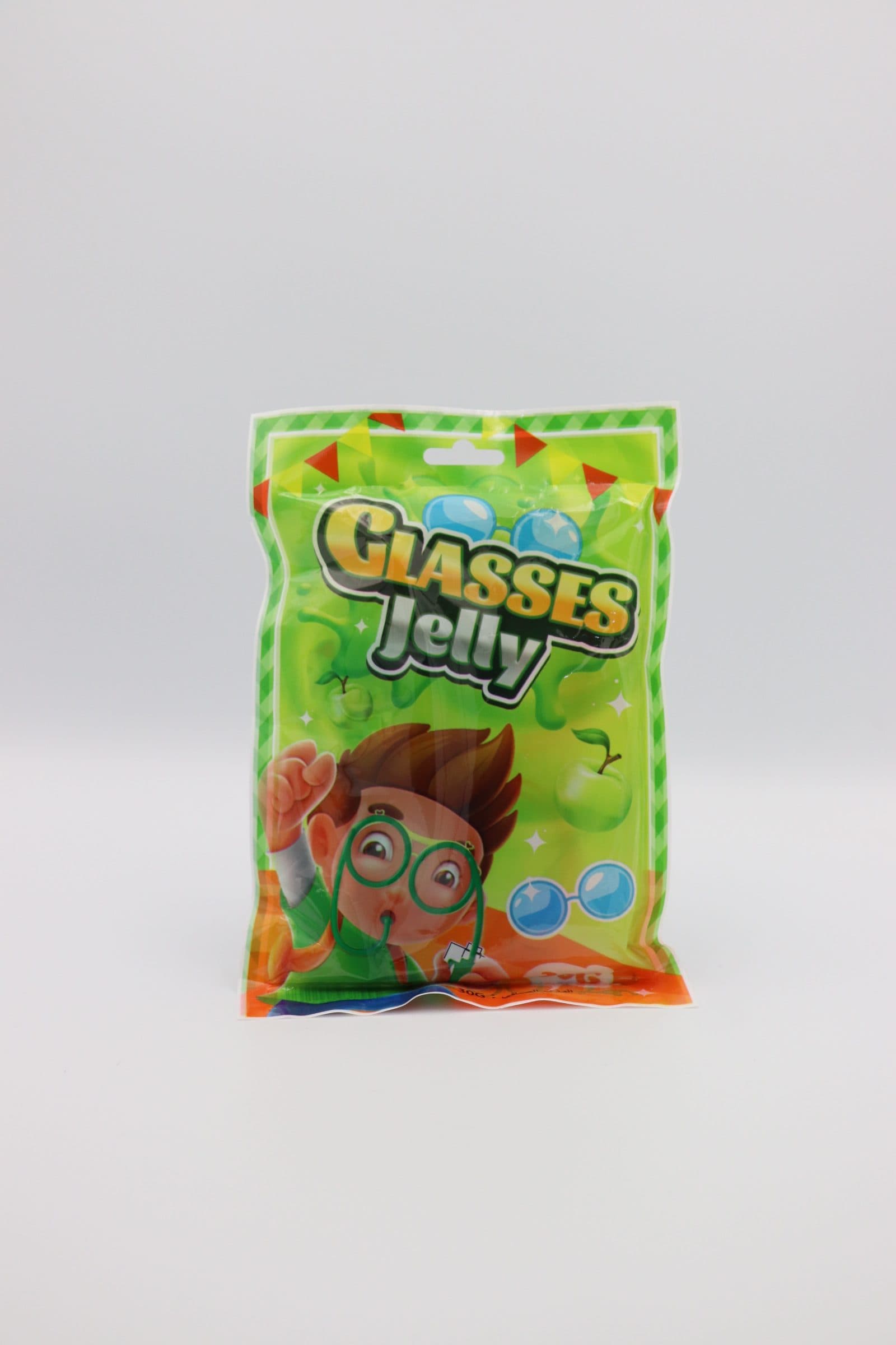 پاستیل ژله‌ای عینکی Glasses Jelly با طعم سیب