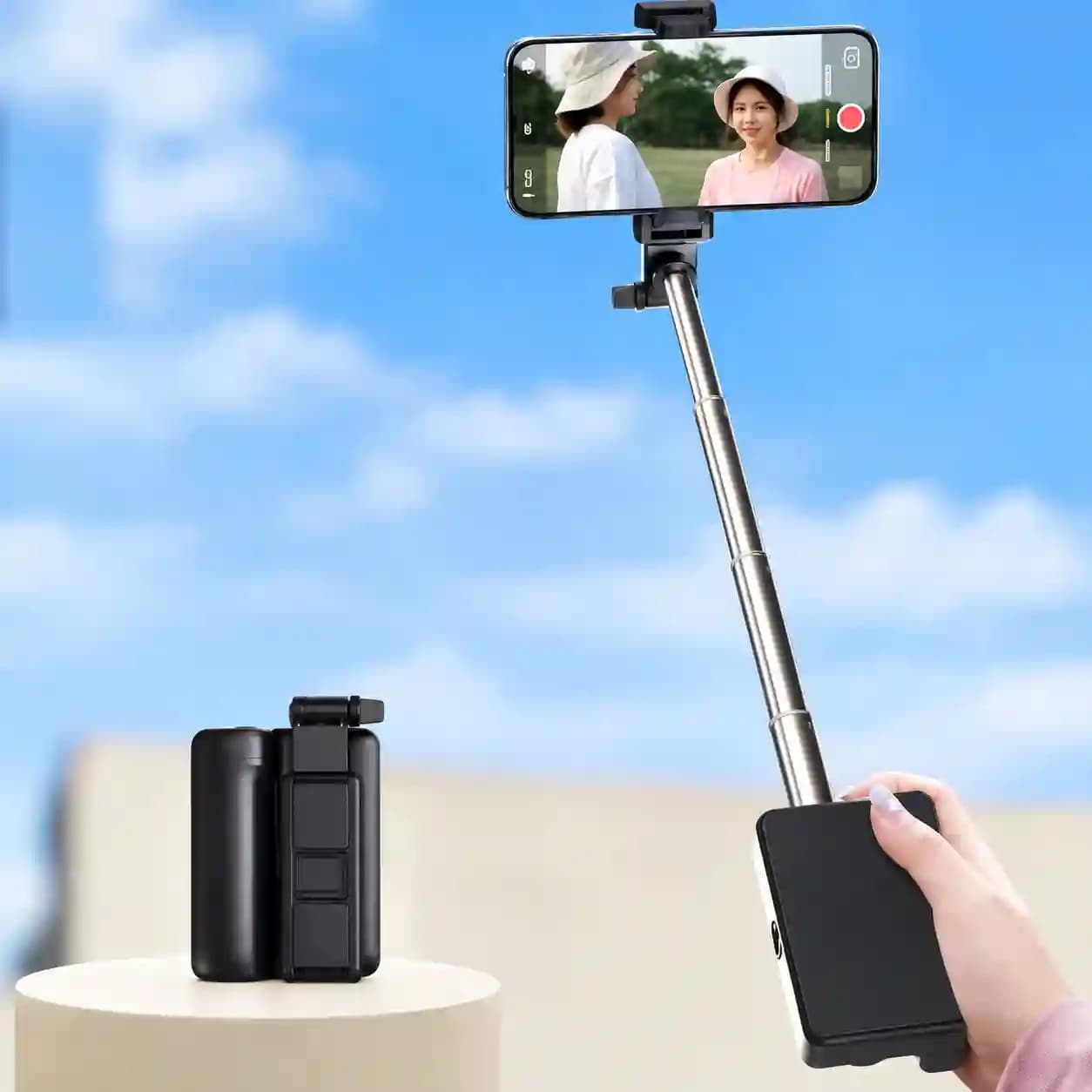 گریپ بلوتوثی عکاسی حرفه ای گوشی موبایل مدل E6 Grip — تصویر ۸